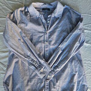 Women Denver Hayes Button up Dress Shirt Size Large